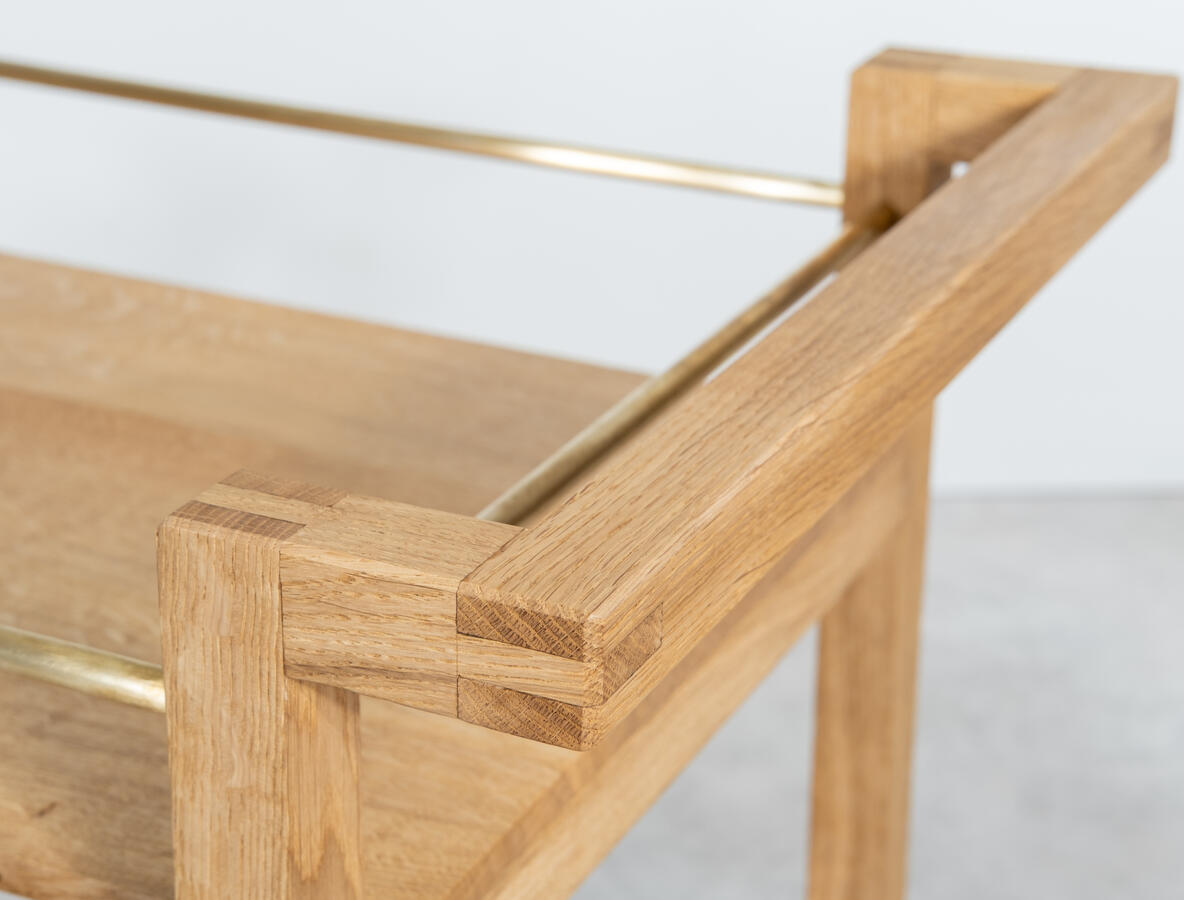 Jesus Take the Wheel - Bar Cart